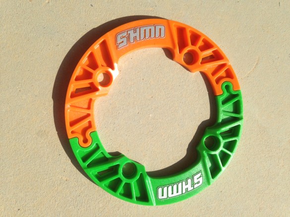 bash complet shaman puzzle couleur vert orange protection plateau polycarbonate costaud solide 104mm 